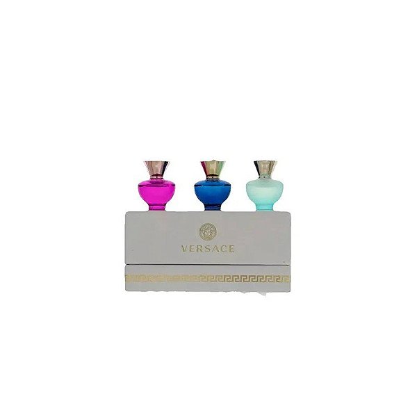 Kit Mini Versace Dylan F 5ML 3 Peças