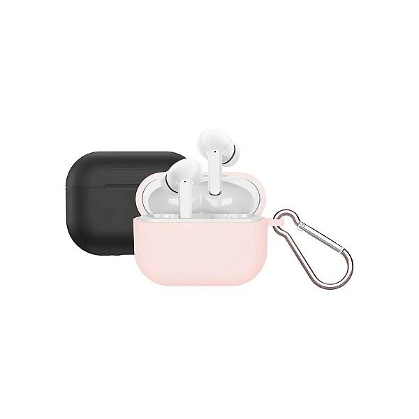 Fone de Ouvido Argom SkeiPods E72 ARG-HS-5072BP - Preto/Rosa