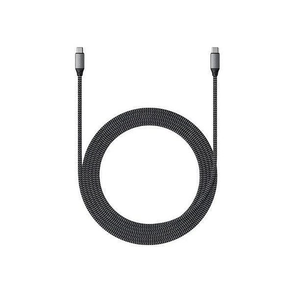 Cabo Satechi ST-TCC2MM USB-C/USB-C - Cinza Espacial