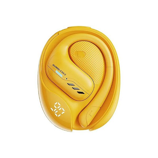 Fone de Ouvido Transformers TF-T55 - Bluetooth - com Microfone - Amarelo