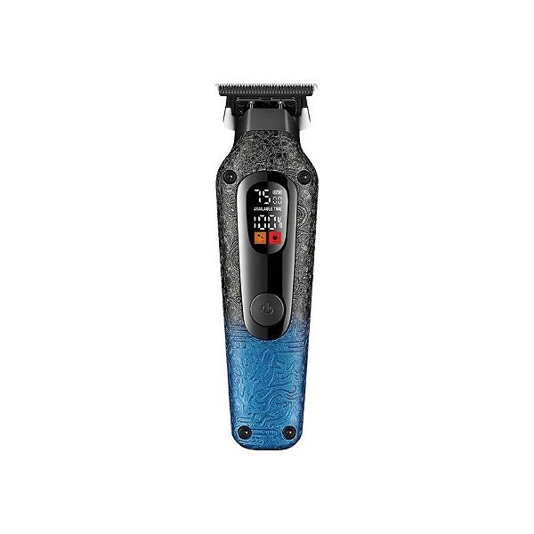 Cortador de Cabelo Voyager VGR V-879T Recarregável - Preto/Azul
