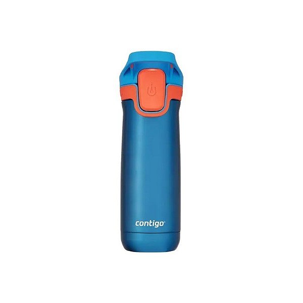Garrafa de Água Contigo Kids Casey - Blue Poppy 384ML