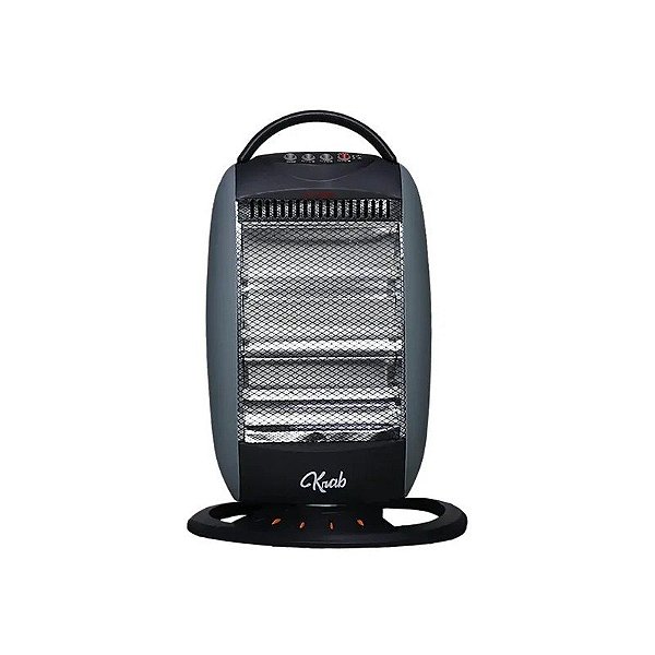 Aquecedor Elétrico Krab KBEO1200 Quartzo Oscilante 1200W 220V - Cinza