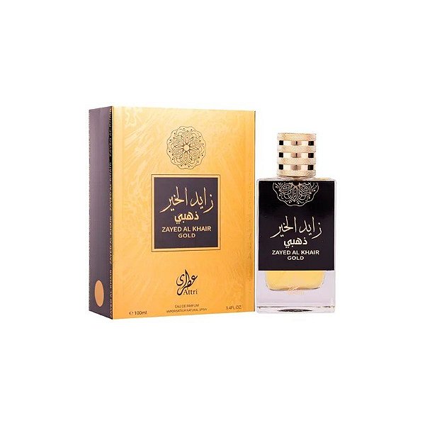 Perfume Gulf Orchid Attri Zayed Al Khair Gold - Água de Perfume - Masculino - 100ML