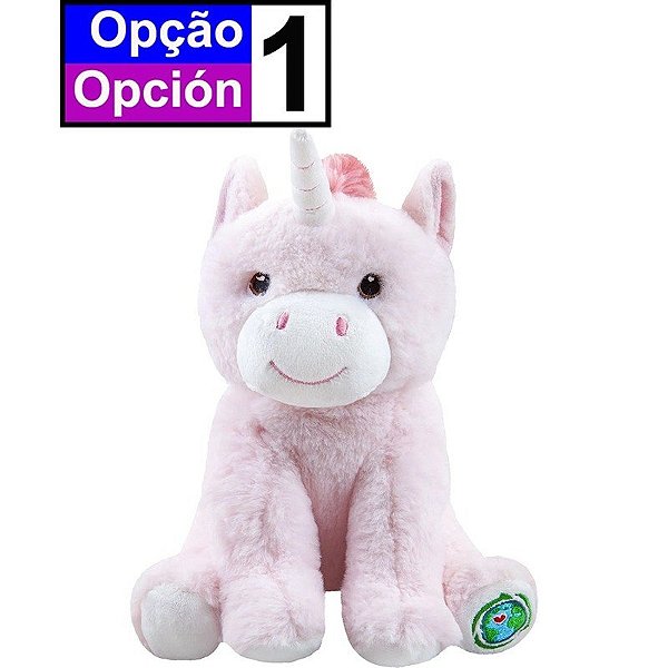 Pelúcia Unicórnio Your planet eco toys - 443295 28cm (Diversos)