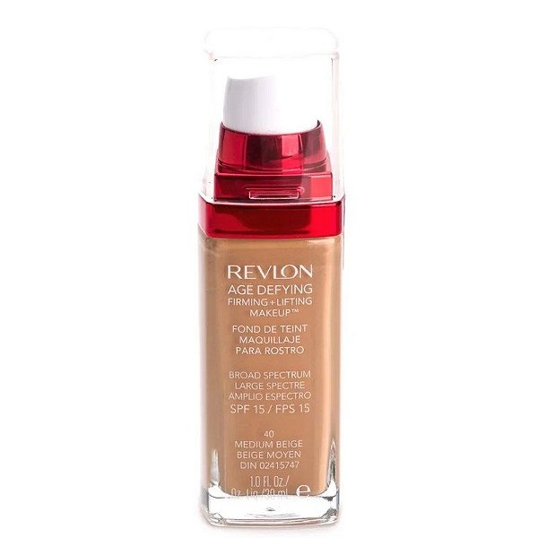 Base Lifting Facial Age Defying Revlon 40 Medium Beige 30mL