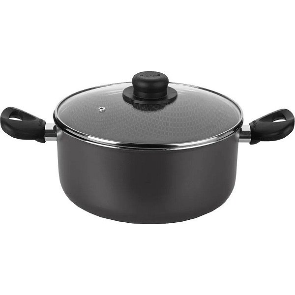 Panela Multiflon Linha Gourmet 24 cm 53224 - Preto