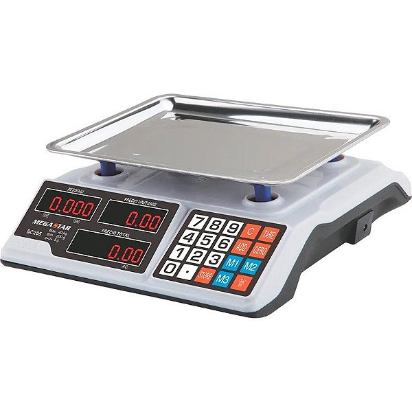Balança Digital Mega Star BC-205 40KG - Bivolt