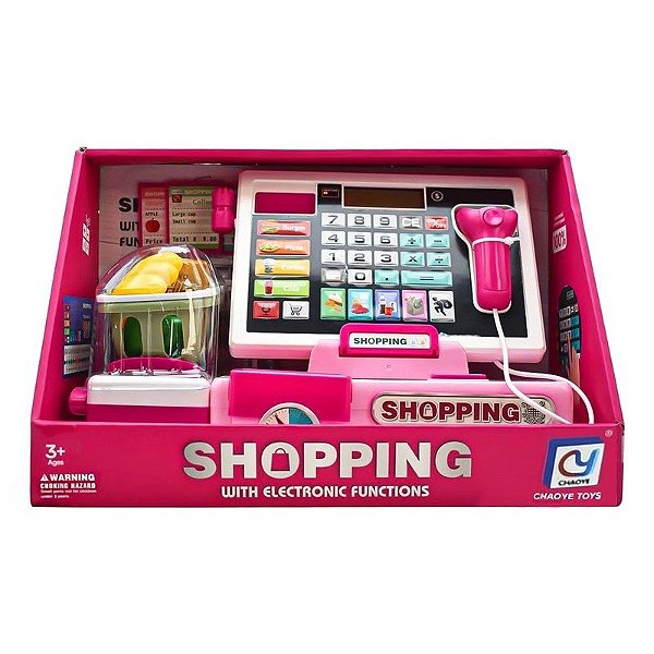 Tablet & Cash Register Station Shopping Chaoye Toys - 836-46-A102598