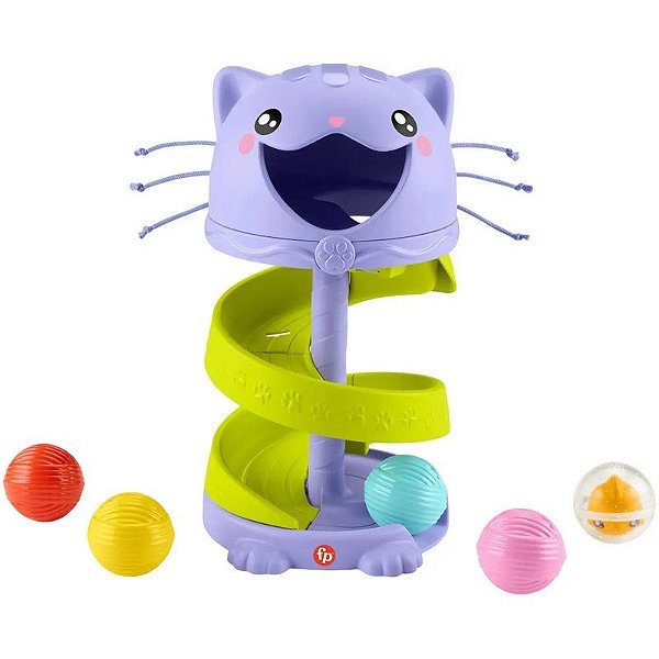 Gatinho Rampa de Bolas Divertidas Fisher Price - HTW92