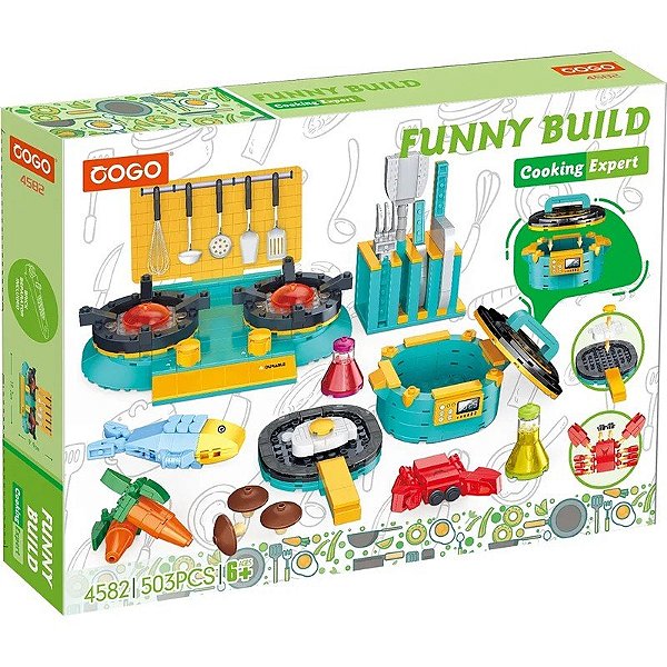 Jogo Finny Build Fast Food - 4582 (503 Peças)