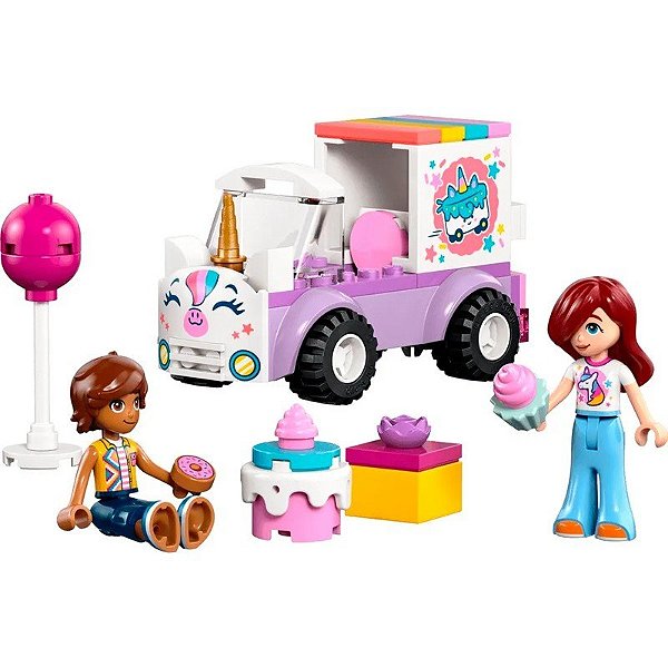 Carrinho de Entrega de Bolo Unicórnio Lego Friends - 42675 (67 peças)