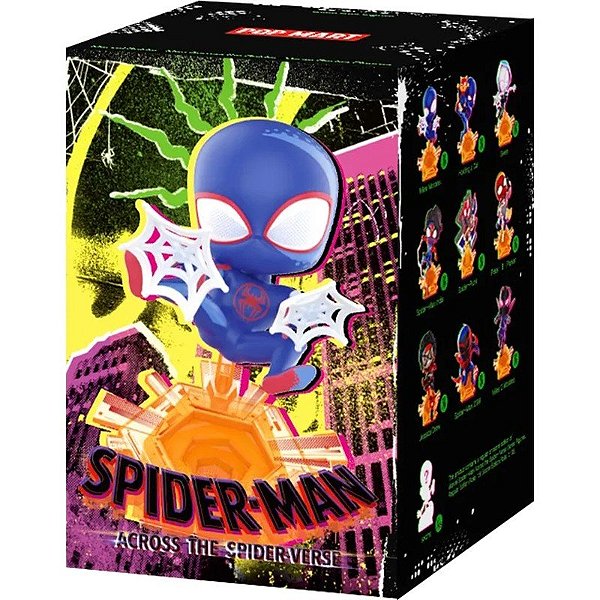 Figura Marvel Homem-Aranha Através do Aranhaverso Caixa Cega - Pop Mart