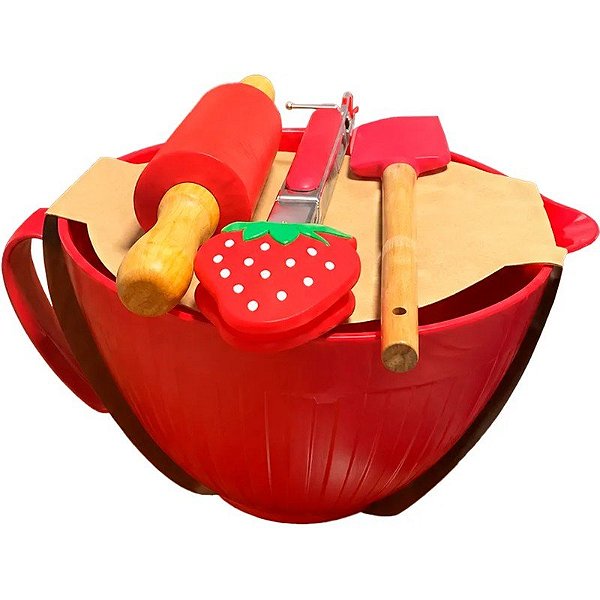 Jogo de Confeitaria GA825-10LA808 - Vermelho