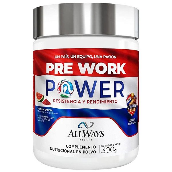 Pó Pré-Treino Allways Health Power Sandia - 300g