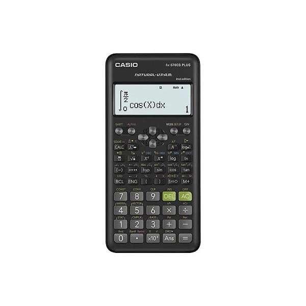 Calculadora Científica Casio FX-570ESPLUS-2WDTV Preta