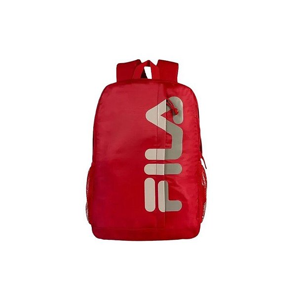 Mochila Unissex Fila Cut Logo Vermelha