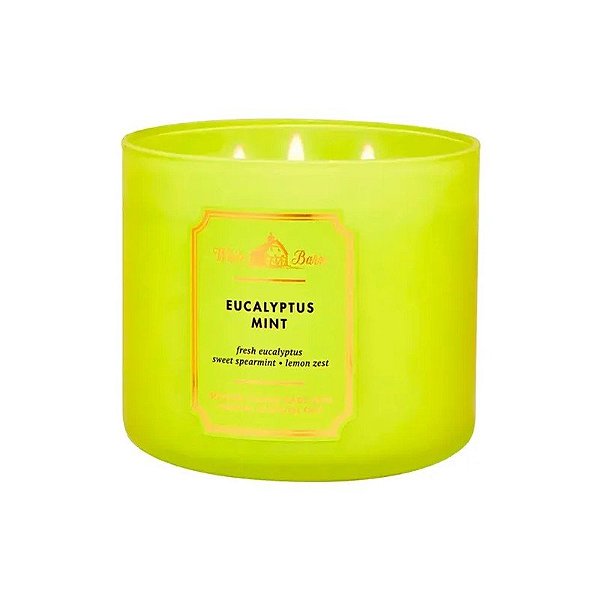 Vela Aromática Bath & Body Works Eucalyptus Hortelã 411G