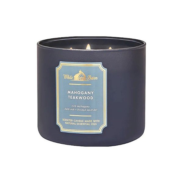 Vela Aromática Bath & Body Works Mahogany Teakwood 411G