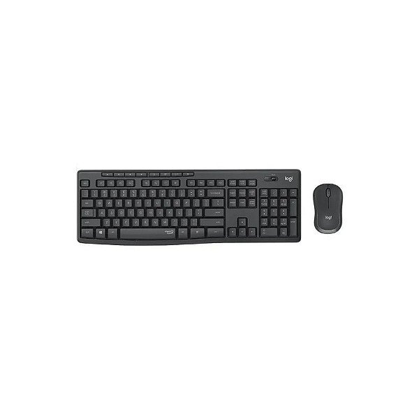Kit Teclado + Mouse Sem Fio Logitech MK295 - Preto (Espanhol)