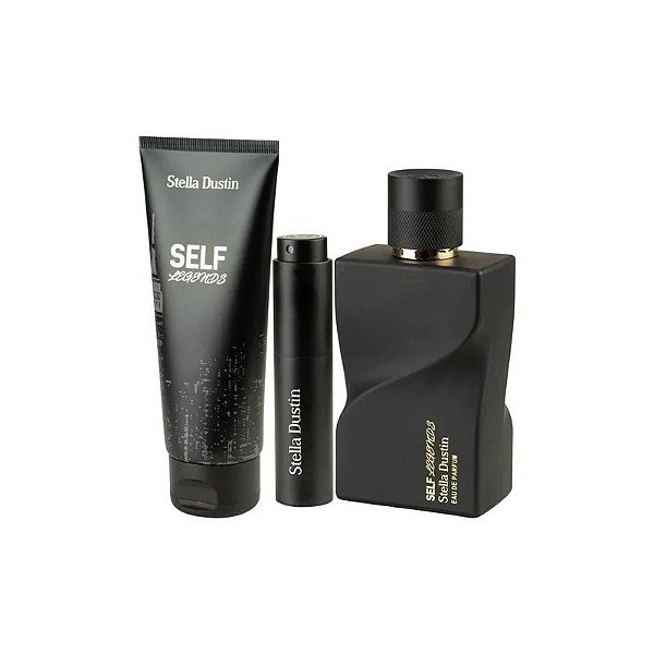 Kit Stella Dustin Self Legends City Collection Conjunto Presente - 3 Em 1 - Perfume Edp 100ML + Loção Corporal 100ML + Refil Recarregável 5ML