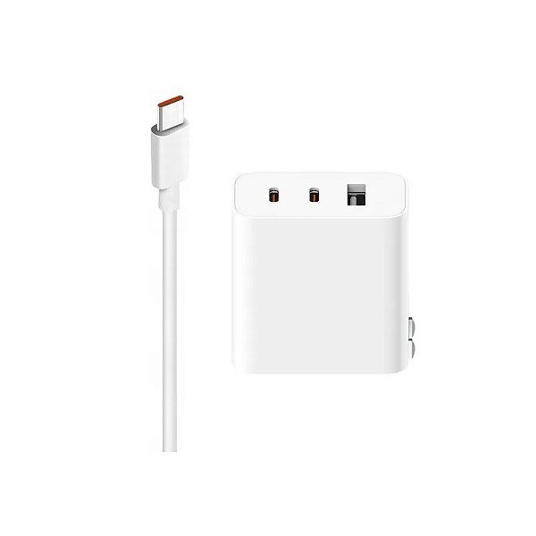Carregador Xiaomi 67W GaN Carregador 2C1A A07ZMUS - Branco