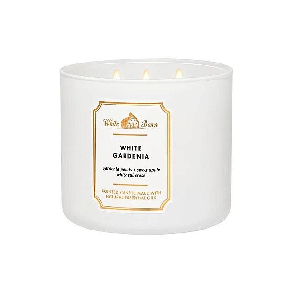 Vela Aromática Bath & Body Works White Gardenia 411G