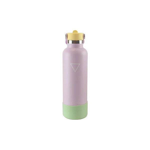 Garrafa Térmica Hydrate de 710ML com Bico e Protetor de Silicone Violeta