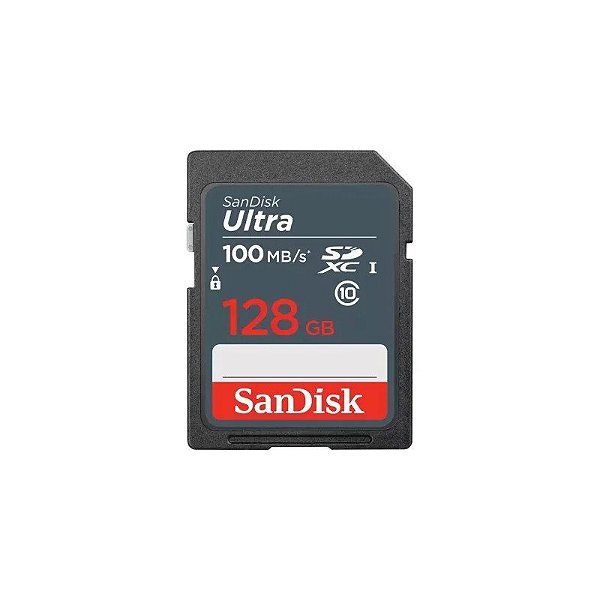 Cartão SD 128GB Sandisk Ultra SDSDUNR-128G-GN3IN