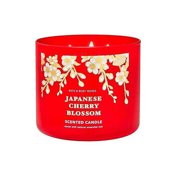 Vela Aromática Bath & Body Works Japanese Cherry 411G