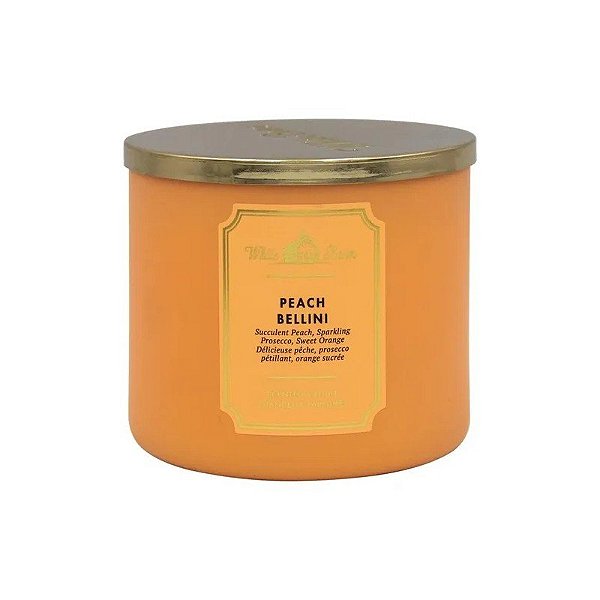 Vela Aromática Bath & Body Works Peach Bellini 411G