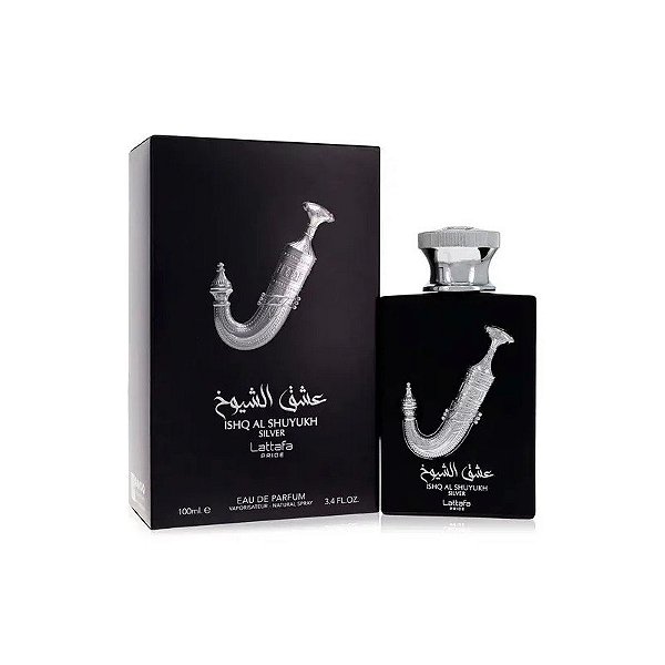 Perfume Lattafa Ishq Al Shuyukh Silver Eau de Parfum Unissex 100ML