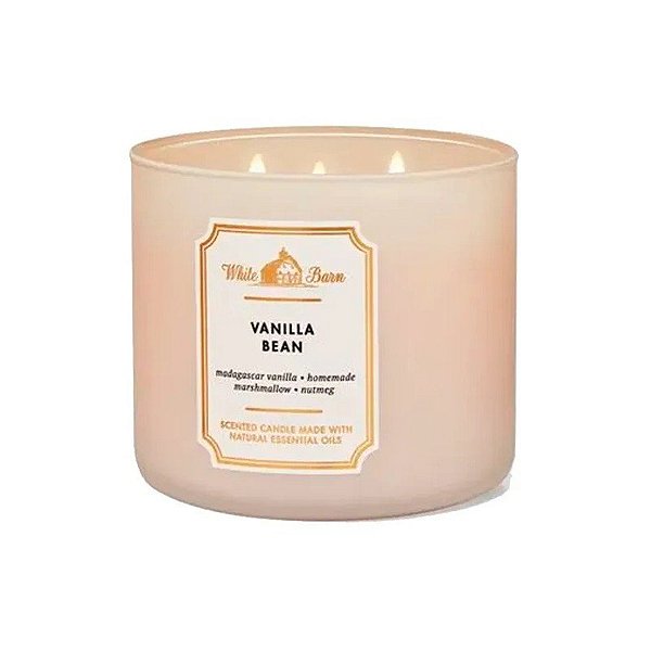 Vela Aromática Bath & Body Works Vanilla Bean 411G