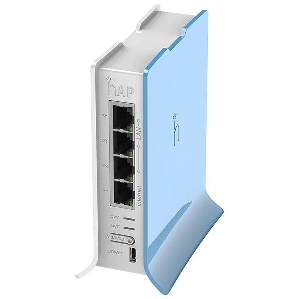 Roteador WiFi Routerboard Mikrotik RB941-2ND-TC (hAP Lite TC) 4 Portas Bivolt