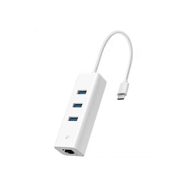 Adaptador USB-C para RJ45 TP-Link UE330C USB-C Giga-Lan - 3x USB 3.0 + 1x RJ45