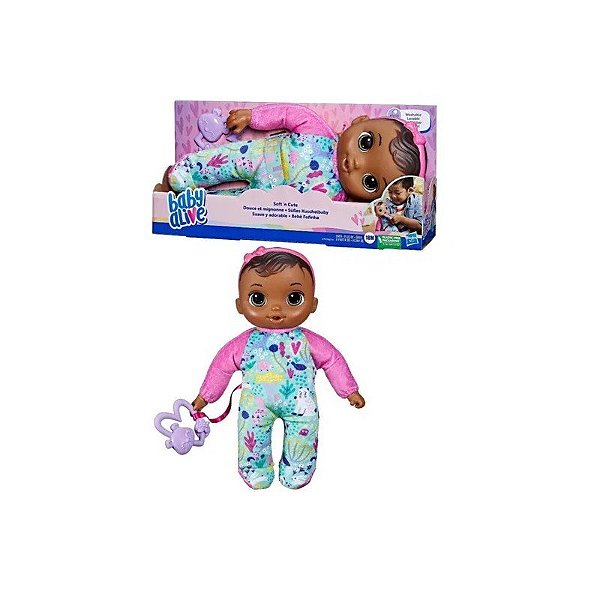 Boneca Morena Baby Alive F7792 Hasbro