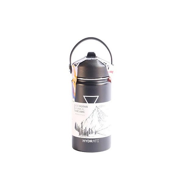 Garrafa Térmica Infantil 355 ML Preta