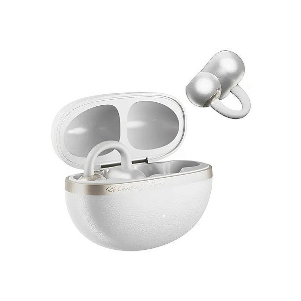 Fone de ouvido QCY Crossky C50 BH25CT06A Ows Bluetooth - Branco