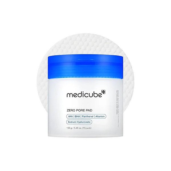 Almofadas Tônicas Medicube Zero Pore 2.0 70 Unidades