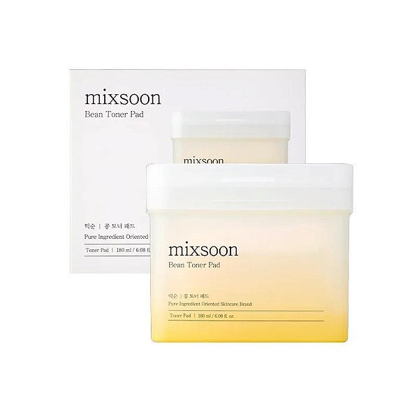 Almofadas Tônicas Mixsoon Bean Toner Pad de 70 Unidades