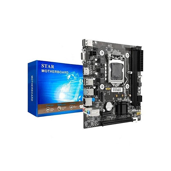 Placa Mãe Intel (1150) Star B85 DDR3 Gigalan/Nvme