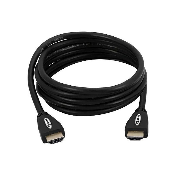 Cabo HDMI Krab Full HD Preto 30 Metros (KBHDMI300)