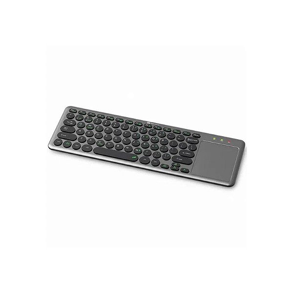 Teclado Bluetooth Klip KCK-550E Keyglider com Touchpad - Cinza