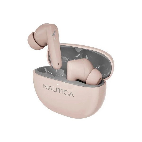 Fone de Ouvido Bluetooth Nautica Urban T200+ - Nude/Cinza