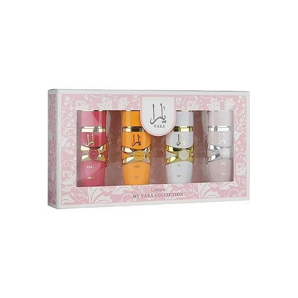 Kit Perfume Feminino Lattafa Yara Collection Edp 25 ML - 4 Unidades