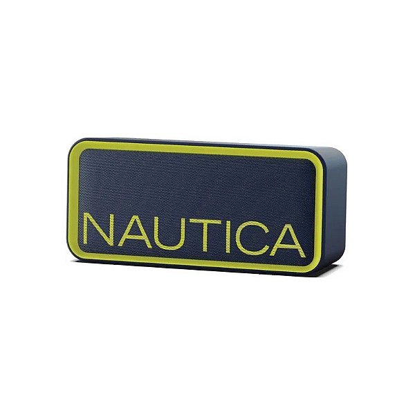 Caixa de Som Náutica Urban SP100 Bluetooth - Azul Marinho e Amarelo