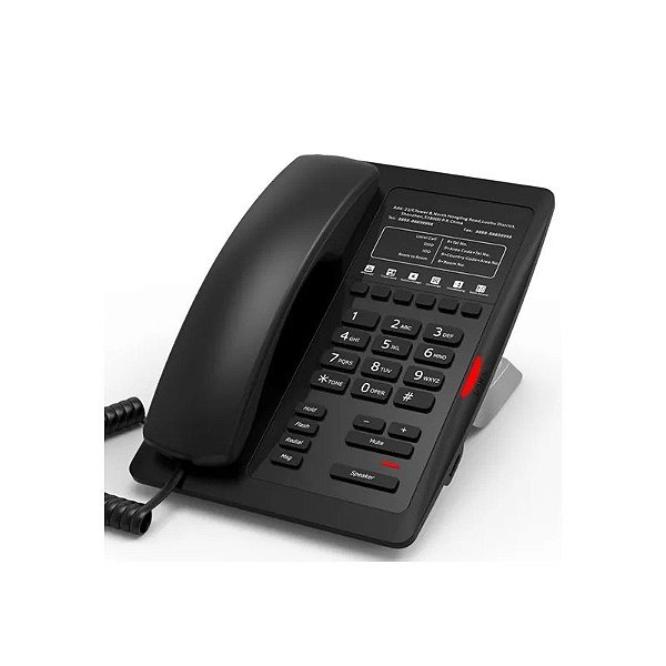 Telefone Fanvil H3 IP 2 Linhas Sip (para Hotel)