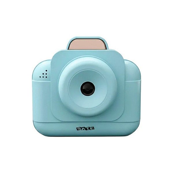 Câmera Digital Infantil com Impressão Térmica Satellite A-DV923 - Azul