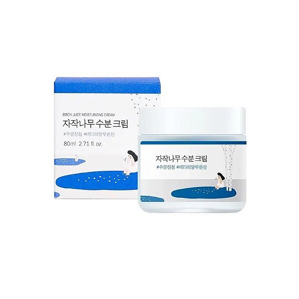 Creme Hidratante Facial Round Lab Birch Juice Moisturizing Cream de 80 ML