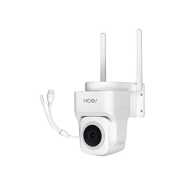 Câmera IP Moes WCM-B66 Externa Wi-Fi - Branco